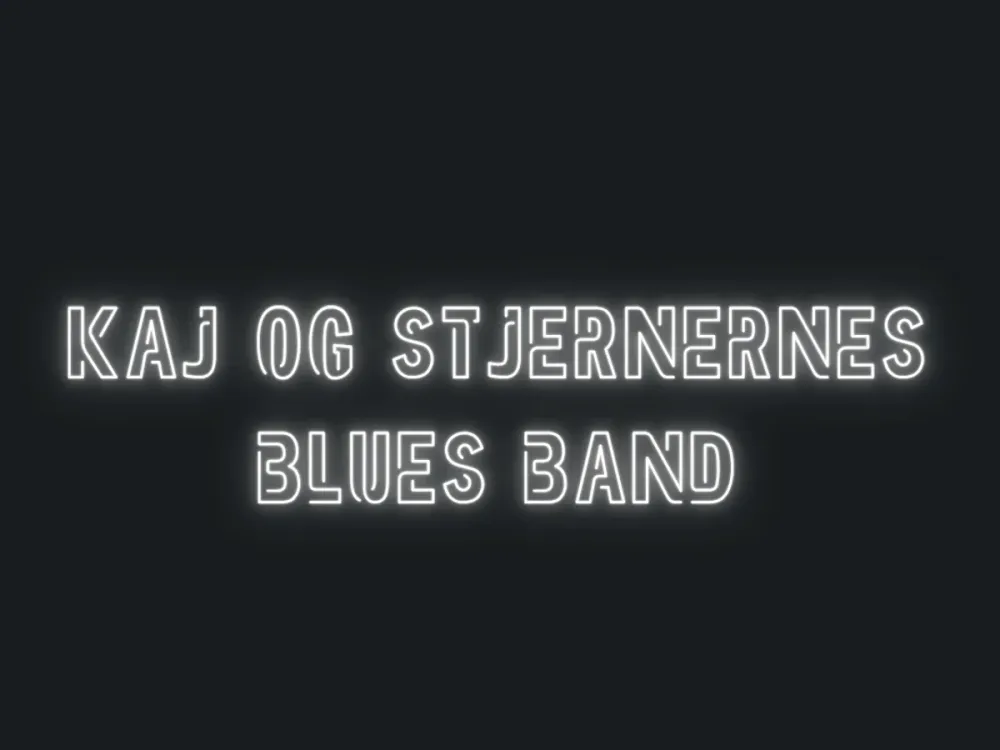 Kaj og Stjernernes Blues Band på kunstnerbillede til Udkantsrock